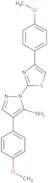 4-(4-Methoxyphenyl)-1-[4-(4-methoxyphenyl)-1,3-thiazol-2-yl]-1H-pyrazol-5-amine