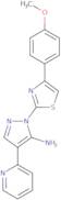 1-[4-(4-Methoxyphenyl)-1,3-thiazol-2-yl]-4-(2-pyridinyl)-1H-pyrazol-5-amine