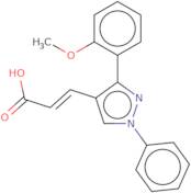 (2E)-3-[3-(2-Methoxyphenyl)-1-phenyl-1H-pyrazol-4-yl]prop-2-enoic acid