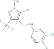 N-{[5-Chloro-1-methyl-3-(trifluoromethyl)-1H-pyrazol-4-yl]methyl}-N-(3,4-dichlorophenyl)amine