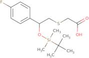 (R)-2-((2-((tert-Butyldimethylsilyl)oxy)-2-(4-fluorophenyl)ethyl)thio)acetic acid