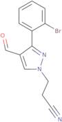 3-[3-(2-Bromophenyl)-4-formyl-1H-pyrazol-1-yl]propanenitrile