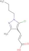 (2E)-3-(1-Butyl-5-chloro-3-methyl-1H-pyrazol-4-yl)prop-2-enoic acid