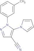 1-(3-Methylphenyl)-5-(1H-pyrrol-1-yl)-1H-pyrazole-4-carbonitrile