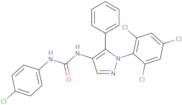 N-(4-Chlorophenyl)-N'-[5-phenyl-1-(2,4,6-trichlorophenyl)-1H-pyrazol-4-yl]urea