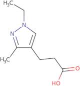 3-(1-Ethyl-3-methyl-1H-pyrazol-4-yl)propanoic acid