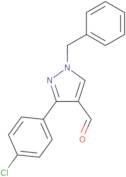 1-Benzyl-3-(4-chlorophenyl)-1H-pyrazole-4-carbaldehyde