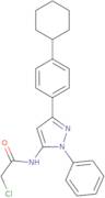 2-Chloro-N-[3-(4-cyclohexylphenyl)-1-phenyl-1H-pyrazol-5-yl]acetamide