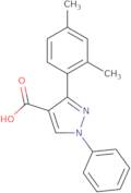 3-(2,4-Dimethylphenyl)-1-phenyl-1H-pyrazole-4-carboxylic acid