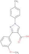 3-(3-Methoxyphenyl)-1-(4-methylphenyl)-1H-pyrazole-4-carboxylic acid