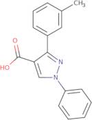 3-(3-Methylphenyl)-1-phenyl-1H-pyrazole-4-carboxylic acid