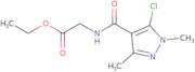 Ethyl 2-[(5-chloro-1,3-dimethyl-1H-pyrazol-4-yl)formamido]acetate