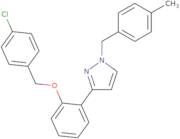 3-{2-[(4-Chlorobenzyl)oxy]phenyl}-1-(4-methylbenzyl)-1H-pyrazole