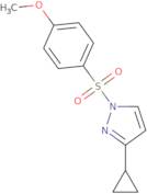 3-Cyclopropyl-1-(4-methoxybenzenesulfonyl)-1H-pyrazole