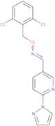 6-(1H-Pyrazol-1-yl)nicotinaldehyde o-(2,6-dichlorobenzyl)oxime