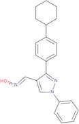 3-(4-Cyclohexylphenyl)-1-phenyl-1H-pyrazole-4-carbaldehyde oxime