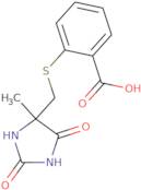 2-{[(4-Methyl-2,5-dioxoimidazolidin-4-yl)methyl]sulfanyl}benzoic acid