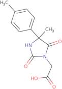 2-[4-Methyl-4-(4-methylphenyl)-2,5-dioxoimidazolidin-1-yl]acetic acid