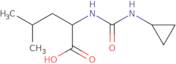 2-[(Cyclopropylcarbamoyl)amino]-4-methylpentanoic acid