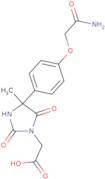 2-{4-[4-(Carbamoylmethoxy)phenyl]-4-methyl-2,5-dioxoimidazolidin-1-yl}acetic acid