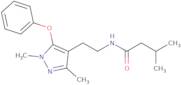 N-[2-(1,3-Dimethyl-5-phenoxy-1H-pyrazol-4-yl)ethyl]-3-methylbutanamide