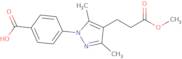 4-[4-(3-Methoxy-3-oxopropyl)-3,5-dimethyl-1H-pyrazol-1-yl]benzoic acid