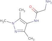 2-Amino-N-(trimethyl-1H-pyrazol-4-yl)acetamide