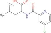 (2S)-2-{[(4-Chloropyridin-2-yl)carbonyl]amino}-4-methylpentanoic acid