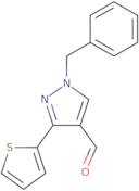 1-Benzyl-3-(thiophen-2-yl)-1H-pyrazole-4-carbaldehyde