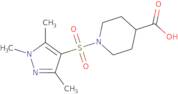 1-[(Trimethyl-1H-pyrazol-4-yl)sulfonyl]piperidine-4-carboxylic acid