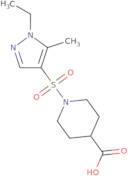 1-[(1-Ethyl-5-methyl-1H-pyrazol-4-yl)sulfonyl]piperidine-4-carboxylic acid