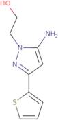 2-[5-Amino-3-(thiophen-2-yl)-1H-pyrazol-1-yl]ethan-1-ol