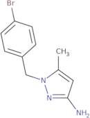 1-[(4-Bromophenyl)methyl]-5-methyl-1H-pyrazol-3-amine