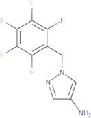 1-[(Pentafluorophenyl)methyl]-1H-pyrazol-4-amine