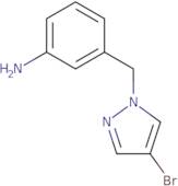 3-[(4-Bromo-1H-pyrazol-1-yl)methyl]aniline