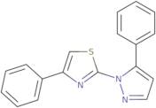 4-Phenyl-2-(5-phenyl-1H-pyrazol-1-yl)-1,3-thiazole