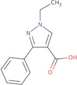 1-Ethyl-3-phenyl-1H-pyrazole-4-carboxylic acid