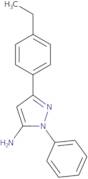 3-(4-Ethylphenyl)-1-phenyl-1H-pyrazol-5-amine