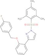 3-{2-[(4-Fluorobenzyl)oxy]phenyl}-1-(mesitylsulfonyl)-1H-pyrazole