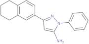 1-Phenyl-3-(5,6,7,8-tetrahydronaphthalen-2-yl)-1H-pyrazol-5-amine