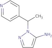 1-[1-(Pyridin-4-yl)ethyl]-1H-pyrazol-5-amine