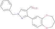 1-Benzyl-3-(3,4-dihydro-2H-1,5-benzodioxepin-7-yl)-1H-pyrazole-4-carbaldehyde