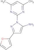 1-(4,6-Dimethylpyrimidin-2-yl)-3-(2-furyl)-1H-pyrazol-5-amine