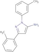 3-(2-Methylphenyl)-1-(3-methylphenyl)-1H-pyrazol-5-amine