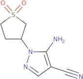 5-Amino-1-(1,1-dioxothiolan-3-yl)pyrazole-4-carbonitrile