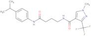 N-[4-(4-Isopropylanilino)-4-oxobutyl]-1-methyl-3-(trifluoromethyl)-1H-pyrazole-4-carboxamide