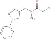 2-Chloro-N-methyl-N-[(1-phenyl-1H-pyrazol-4-yl)methyl]acetamide