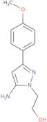 2-[5-Amino-3-(4-methoxyphenyl)-1H-pyrazol-1-yl]ethan-1-ol