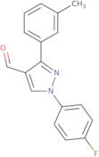 1-(4-Fluorophenyl)-3-(3-methylphenyl)-1H-pyrazole-4-carbaldehyde