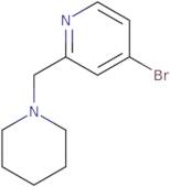 4-Bromo-2-[(piperidin-1-yl)methyl]pyridine